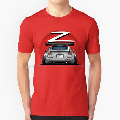 Nismo Fairlady 350z Z33 Gray 100% Cotton Hoodie 350z Nismo Z33 Midnight Blue Car Graphic Osmancetinyapici Gtr Power