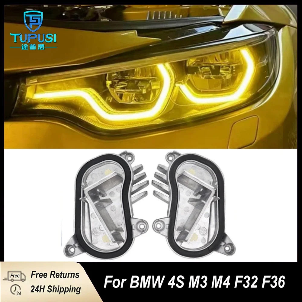Yellow DRL Modules For 2017-2020 BMW M3 M4 F80 F32 F36 F33 F82 Daytime Running Light Turn Signal Light 63117493229 63117493230