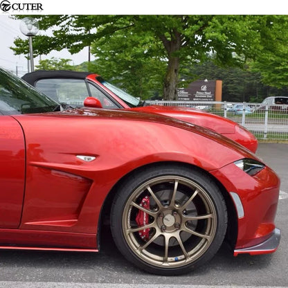 MX5 ND Style Carbon Fiber Fbierglass Front Fenders With Air Vents for Mazda Miata Fender Car Body Kit 2021