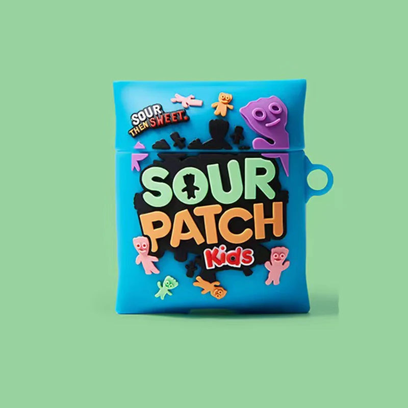 3D Candy Silicone Earphone Case For Airpods 4 2024 Cute Cartoon Snacks Box Cover For Airpods 1 2 Pro 2 Cover For Airpods 3 2021