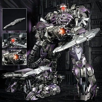 LED Transformation Shockwave Shockblast Cybertron Decepticons G1 Anime Movie Model Deformable Action Figure Robot Mode Toys Gift