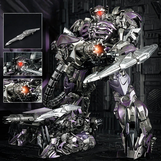 LED Transformation Shockwave Shockblast Cybertron Decepticons G1 Anime Movie Model Deformable Action Figure Robot Mode Toys Gift