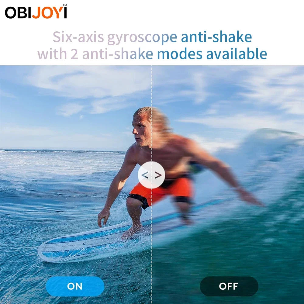 Mini Action Video Sports Camera 4K HD Anti-Shake 0.96" IPS Screen WIFI APP 12MP for Sports Outdoor Travel Life