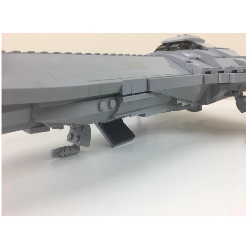 848 pieces Space Starship MOC Royal Warship Creative Educational Children's Building Blocks Gift