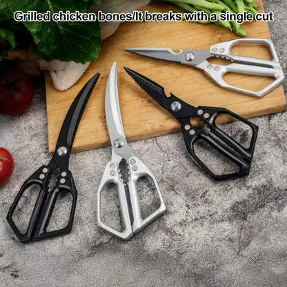Herb Cutting Scissors Heavy Duty Stainless Steel Kitchen Scissors for Meat Poultry Sharp Japanese Cooking Shears for Chicken