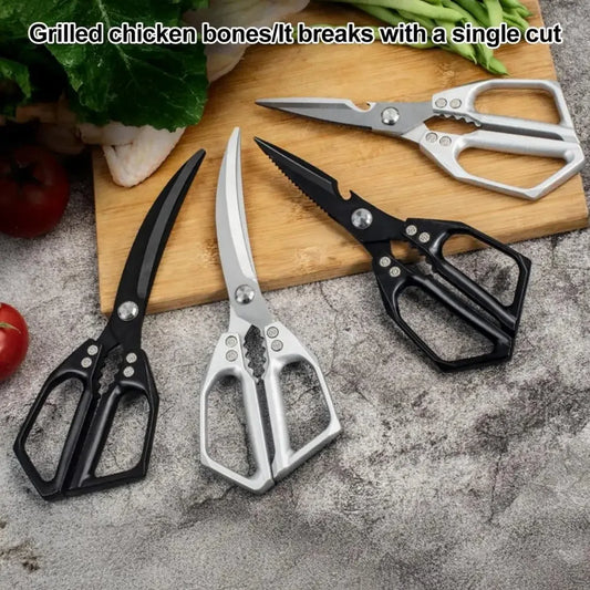 Herb Cutting Scissors Heavy Duty Stainless Steel Kitchen Scissors for Meat Poultry Sharp Japanese Cooking Shears for Chicken