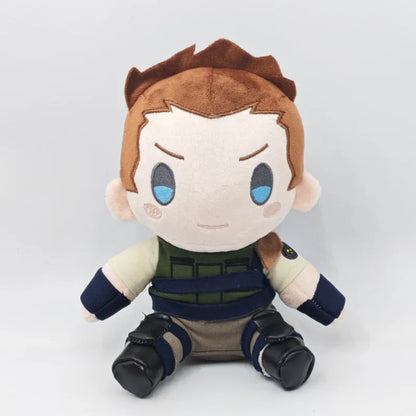 【In Stock】HOT Game Resident Evil Jill Valentine Plush STARS Captain Wesker Plush Anime Chris Leon Scott Kennedy Plush Fans Gift