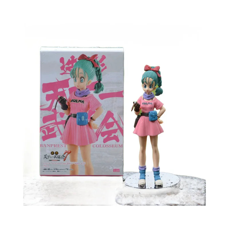 DBZ Anime Figurine Android Launch Bulma Camouflage Kawaii Sexy Bunny Girl VC Action Figures Model Collectible Toys