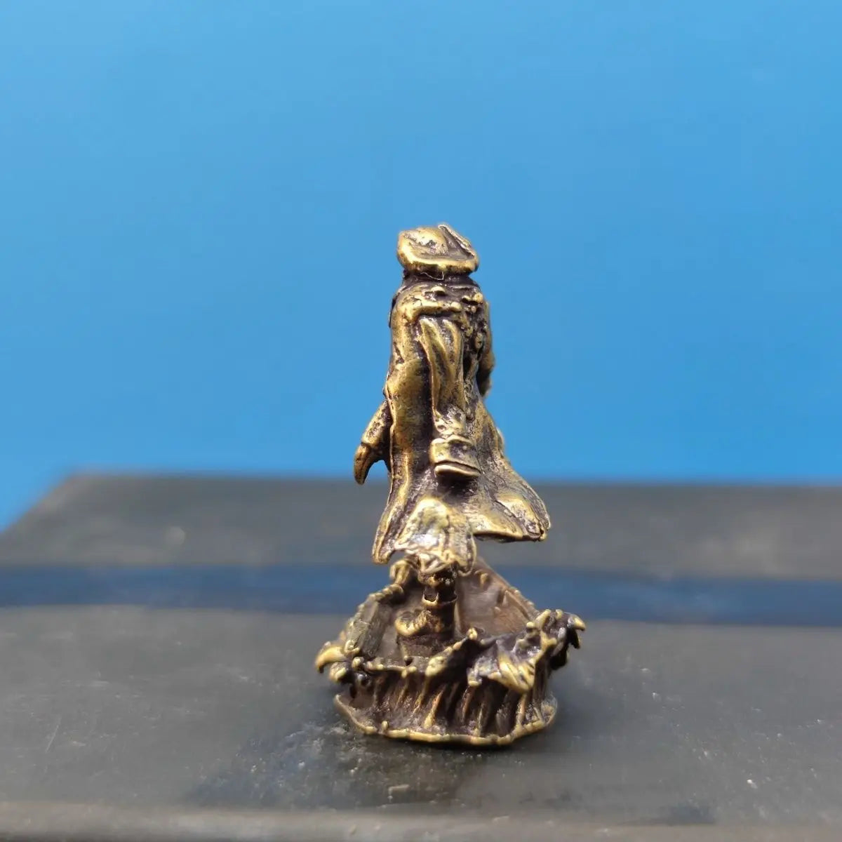 Brass Pirate Monster Caribbean 1/64 Figurine Miniature Landscape Display Model