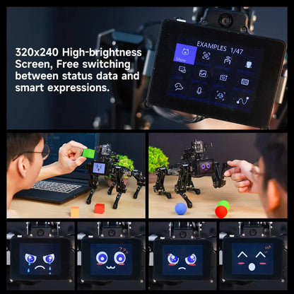 DOGZILLA-Lite Quadruped Bionic Robot Dog AI Vision Large Model Intelligent Programming Electronic Kit for Raspberry Pi