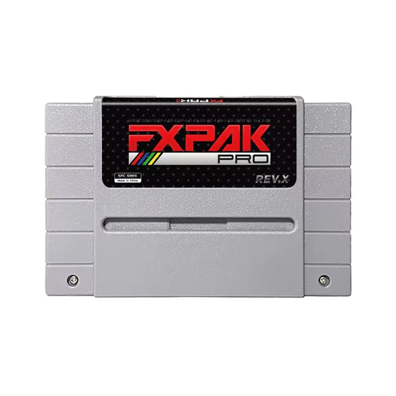 2026 Fxpak Pro Flash Card Game Cartridge 5200 Games in 1 for SNES SFC 16-bit Retro Game Console With 16G Card Real Time Clock