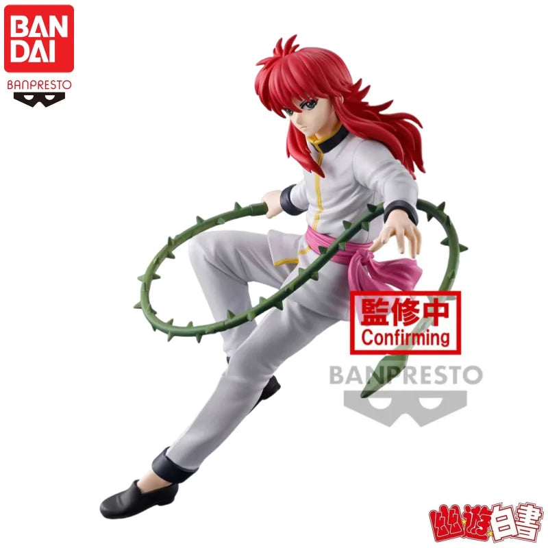 In Stock Original Bandai Banpresto Yuyu Hakusho Kurama Action Figure Doll Brand New Boxed Animation Peripherals Anime Characters
