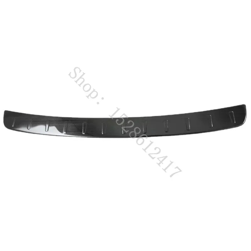 For PORSCHE Cayenne 2011 2012~2014 stainless steel Trunk Rear guard Tread Plate Rear Bumper Protector Sill Car accessories