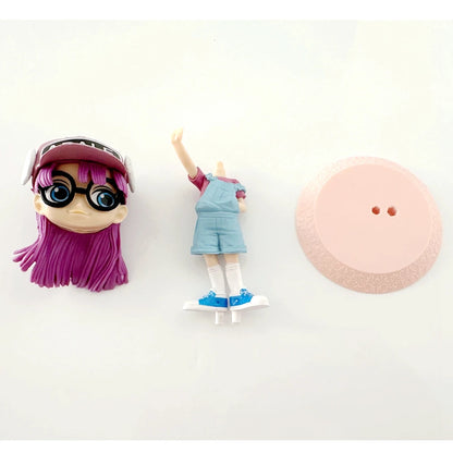 1 Pc Anime Arale Action Figures Wear Glasses Dr Slump Girl Standing PVC Model Collection Gift Toy