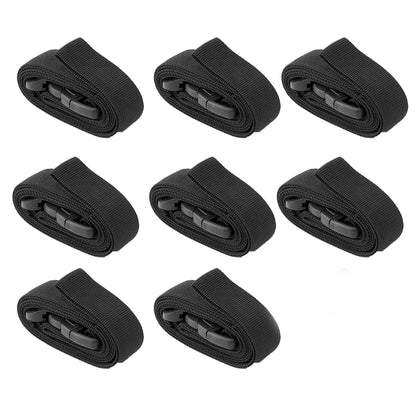 Heavy-Duty Outdoor Camping Luggage Straps - Adjustable Double Safety Buckle Luggage Packing Belt Bundling Rope of Cargoes