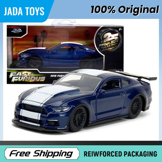 In Stock JADA 1:32 Fast & Furious 25th Anniversary 2016 Ford Mustang GT350 Alloy Die-cast Car Model Original Gifts Collecting