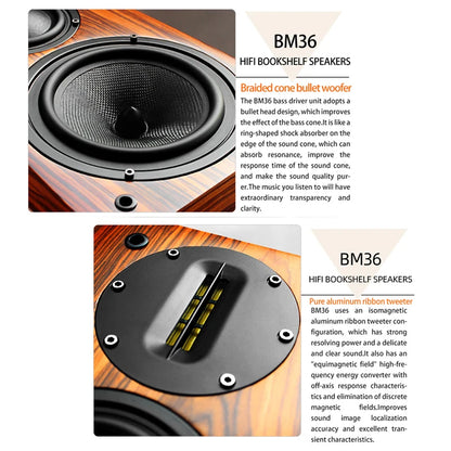 BM36Speaker High Fidelity HIFI Speaker Audiophile Grade Passive Bookshelf Speaker