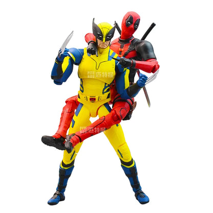 ZD Toys Deadpool & Wolverine Action Figure Deadpool 3 Movie Figure Toy Deadpool & Friend Collection Mode Statue Christmas Toys