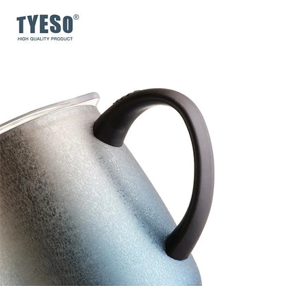 Tyeso Portable Stainless Steel Handheld Insulated Cup Coffee Cup Large Capacity Creative Insulated Design for Home Office Item