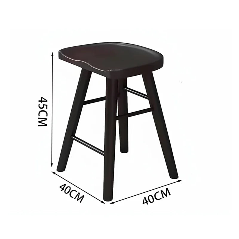 Nordic Bar Chair, Bar Stool, Solid Wood Home Chair, High Stool, Mobile Phone Store Stool, Modern Minimalist Bar Chair, Bar Stool