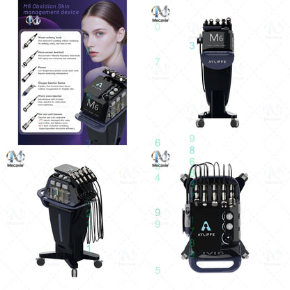 Equipo 2026 6 in 1 M6 Hydrodermabrasion Machine Facial Skin Care Whitening Anti Wrinkle