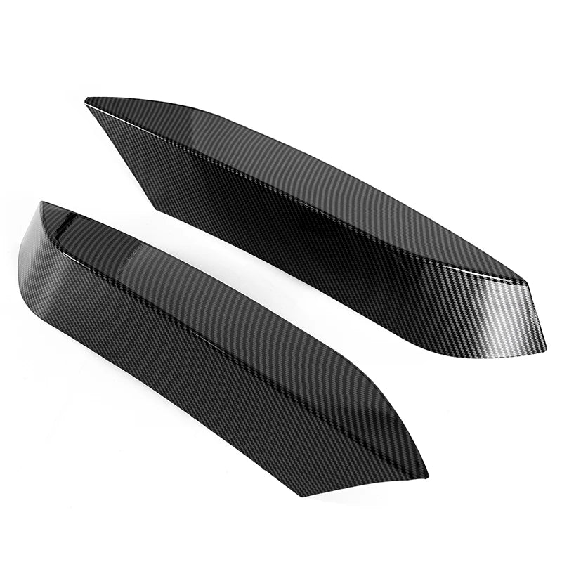 Rhyming Front Bumper Spoiler Splitter Lip Carbon Fiber Look/Glossy Black Air Vent Frame Trim For BMW F80 M3 F82 F83 M4 2015-2020