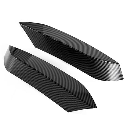 Rhyming Front Bumper Spoiler Splitter Lip Carbon Fiber Look/Glossy Black Air Vent Frame Trim For BMW F80 M3 F82 F83 M4 2015-2020