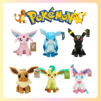 Eevee Plush Toys Stuffed Animal Game for Collectible Gift Soft Plushies Cartoon Character