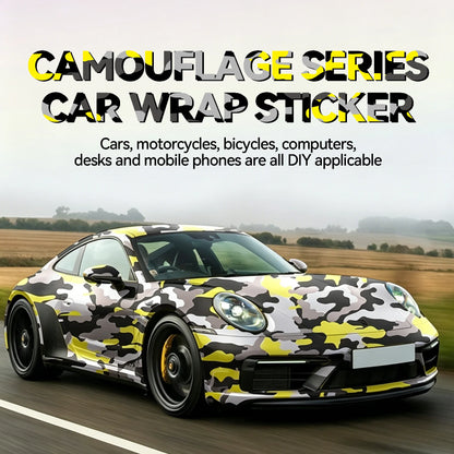 Digital Camouflage Vinyl Wrap Self Adhesive Car Sticker Film for Auto Motorcycle Bicycle Computer Laptop Decoration