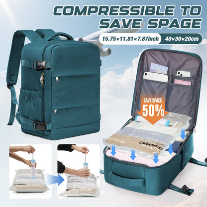 Clothing Storage Bag Personal item storage Backpack Ryanair Backpack 40x30x20 Cabin Bag, Vacuum Storage Bag With Manual Pump