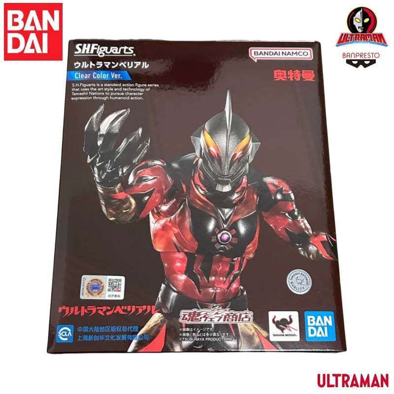 Bandai Original In Stock S H Figuarts Ultraman Ultraman Belial Ultraman Zero Ultraman Blazar Action Figure Garage Brand NewBoxed