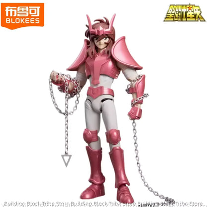 BLOKEES Saint Seiya Super Edition Building Block Man Andromeda Shun Aphrodite Shaka Movable Assembly Collectible Model Toy Gift