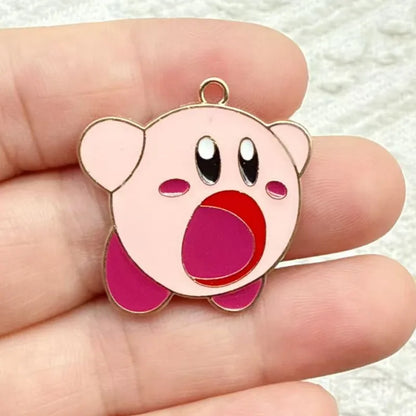 10Pcs/lot Cute Cartoon Enamel Charms Pendant for Cosplay DIY Earrings Jewelry Make Bracelet Earrings Handmade Accessory
