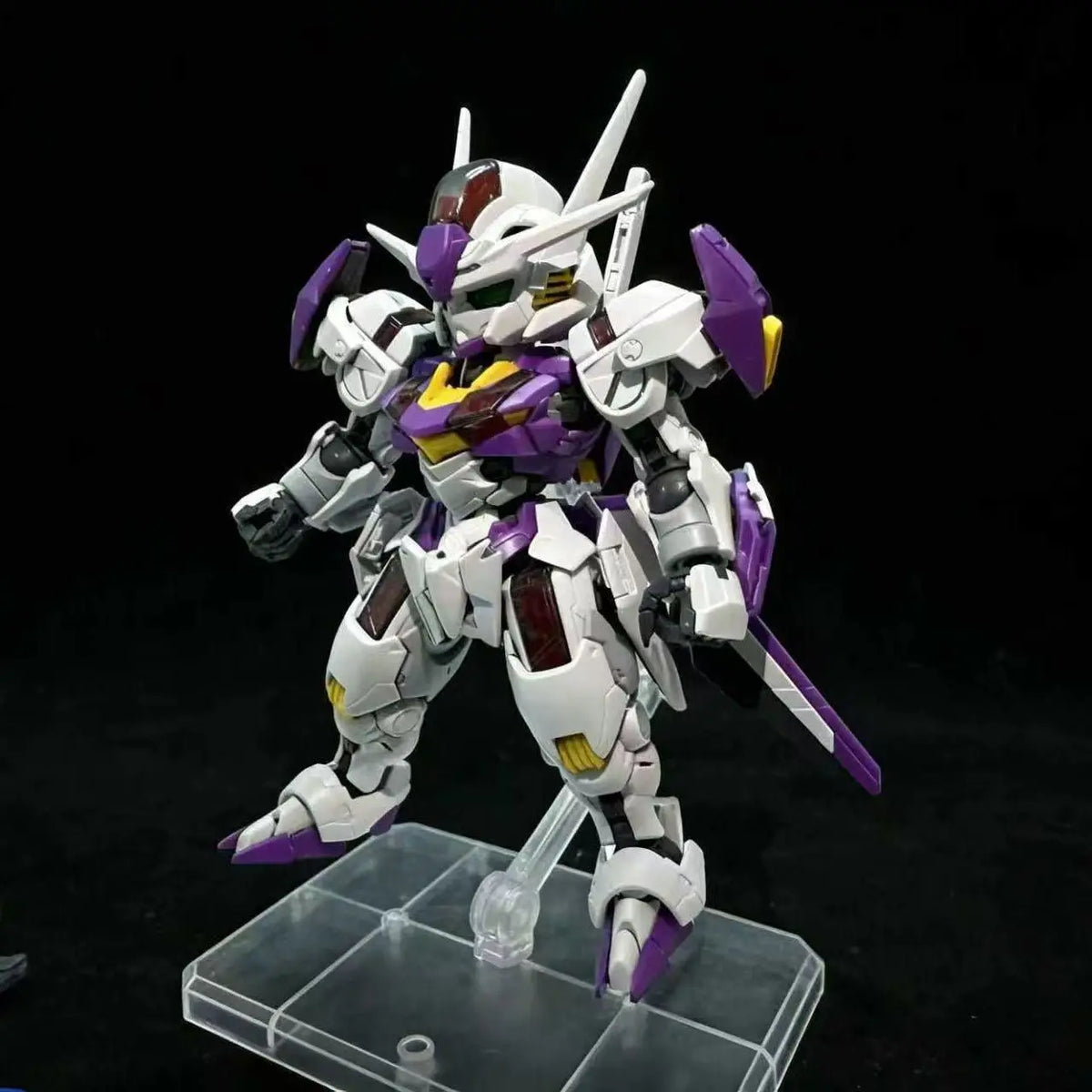 GL 1/144 Q version MGSD Aerial Witch From Mercury Three Color Schemes Assembly Model Kit Action Figures Plastic Toys Collectible