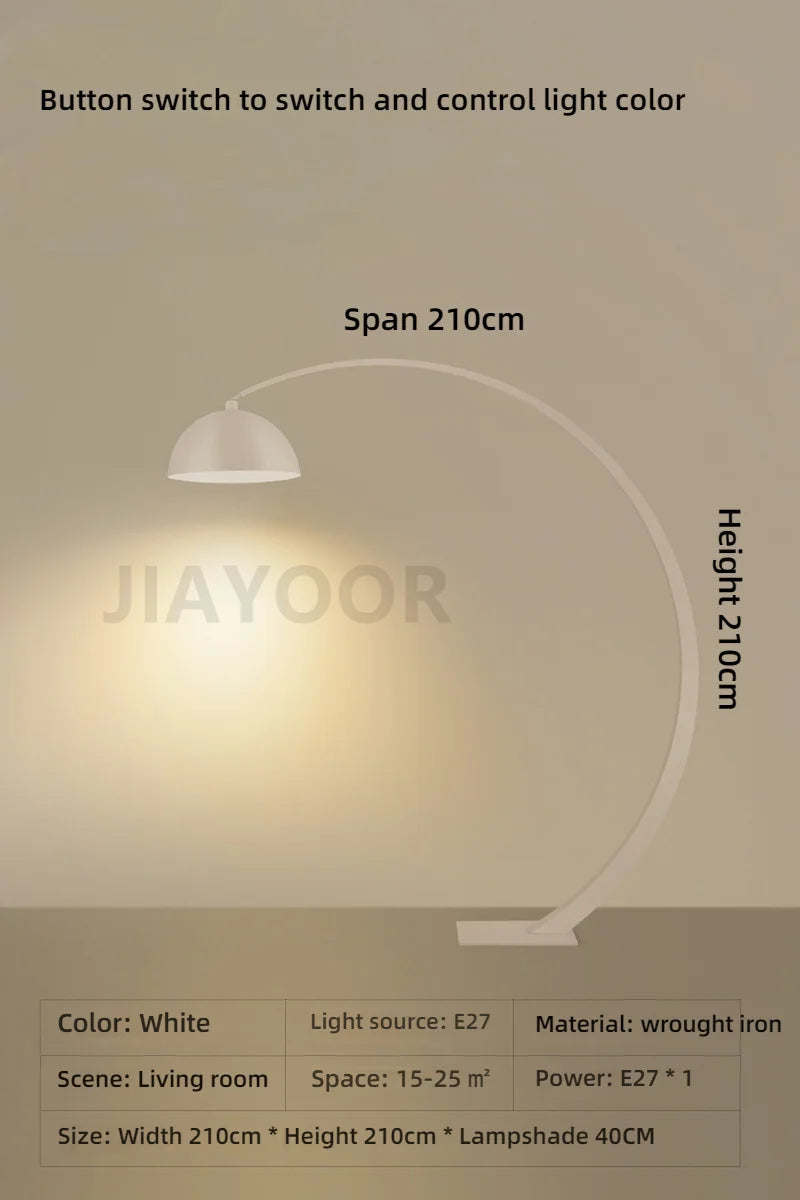 Italian Floor Lamp Modern Living Room Sofa Side Standing Lights Creative Fishing Light LED Home Decoration Bedroom Bedside Light