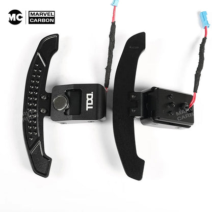 For BMW 1-4 series f20 f21 f30 f22 f80 g20 g30 g80 m3 m5 x3 x5 Magnetic Carbon Fiber Steering Wheel Paddle Shifter Extensions