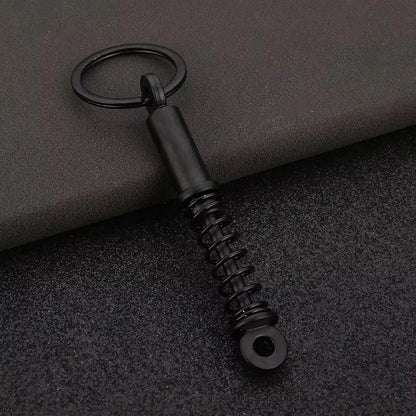Stainless Steel Car Keychains Brake Disc Turbocharger Gear Design Keyrings Creative Mechanical Car Parts Keychain Gift for Men