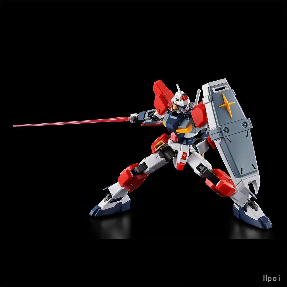 In Stock Genuine Bandai Gundam Model Kit HG 1/144 RX-81LA G-Line Light Armor Anime Action Figure Collection Assembly Model Toys