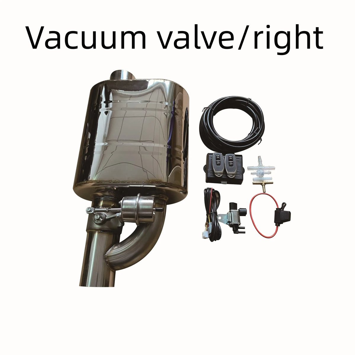 Remote Control Device for Tail Section Variable Sound Exhaust Cut-Off Valve of Automobile Universal Exhaust Valve 51 63 76mm