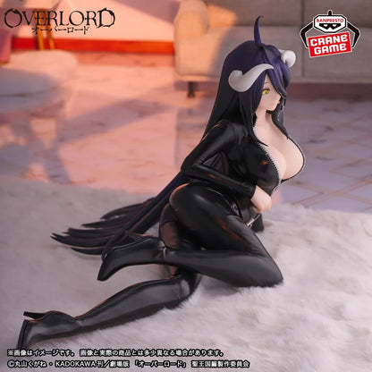 In Stock Bandai Original Genuine Banpresto Anime Overlord IV IF Relax Time Albedo 18cm Collection Model Toy Figure Birthday Gift