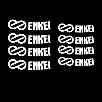 8pcs for Enkei Wheel Decals Logo Die Cut Replacement Stickers RPF1 Rims