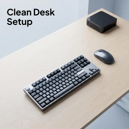 Intel Core N150 Portable Mini PC 16GB DDR4 M.2 NVMe SSD Triple 4K WiFi6 Silent Cooling Office Home Desktop Computer