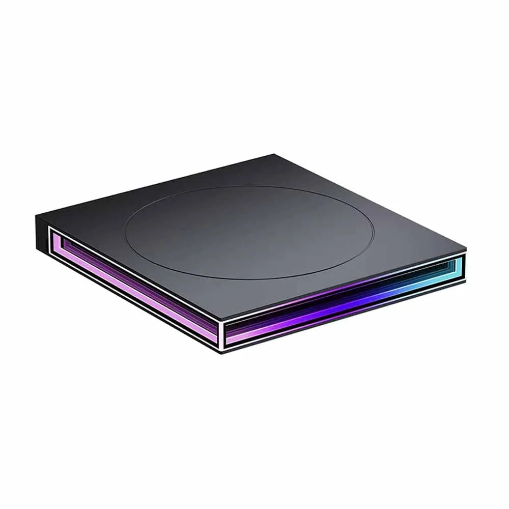 ARGB Infinite Mirror Display Stand for Case Handmade Figure Double Layer Design Fits 12cm PC Case Fan Base