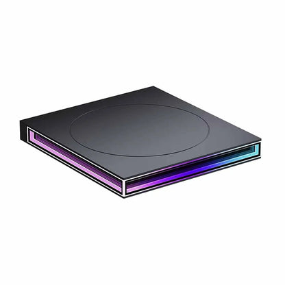 ARGB Infinite Mirror Display Stand for Case Handmade Figure Double Layer Design Fits 12cm PC Case Fan Base
