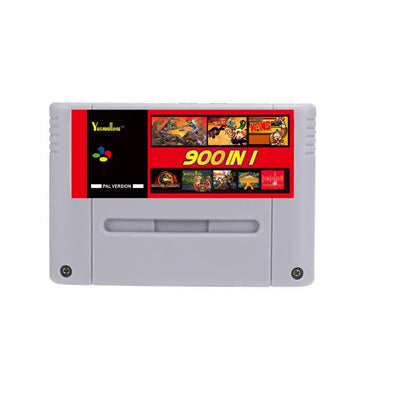 SUMMER FLASH SNES 900 in 1 Pro Game Cartrige for SNES NTSC Edition 16 Bit Video Game Console Cartridge