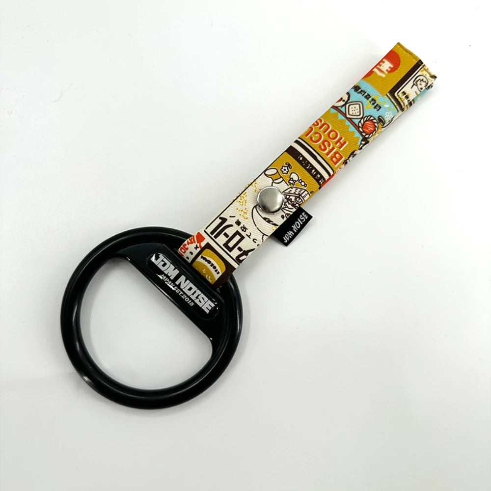 Japan Style Jdm Car Tsurikawa Lucky Cat Dragon Pattern Decorative Trailer Strap Universal Towing Accessory for Trailers