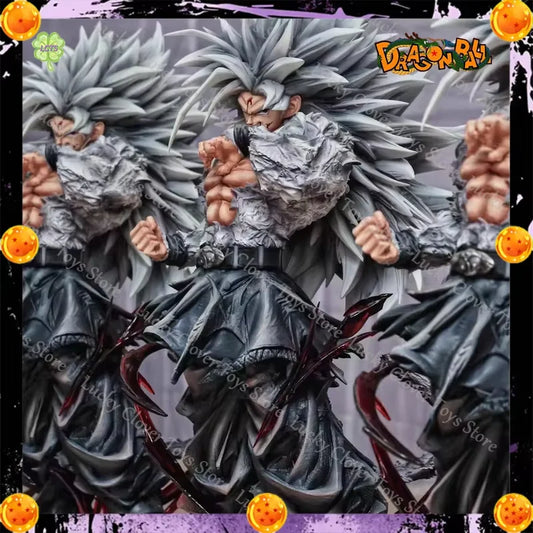 【IN STOCK】38cm JT Studio Dragon Ball Son Goku Anime Figures SSJ5 Son Goku Figure PVC Statue Collection Model Toys Gifts