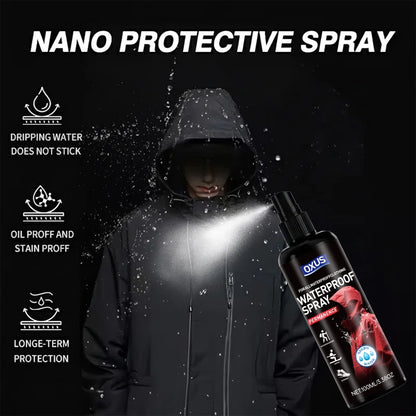 Fabric Waterproof Spray Water Repellent Shoes Clothes Bags Non Toxic Quick Drying Stain Resistant Keeps Material Breathable