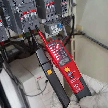 UNI-T Digital Voltmeter Tester UT18B UT18D AC DC Voltage Continunity  690V LCD Display 3 Phase Sequence RCD Electrical Tester