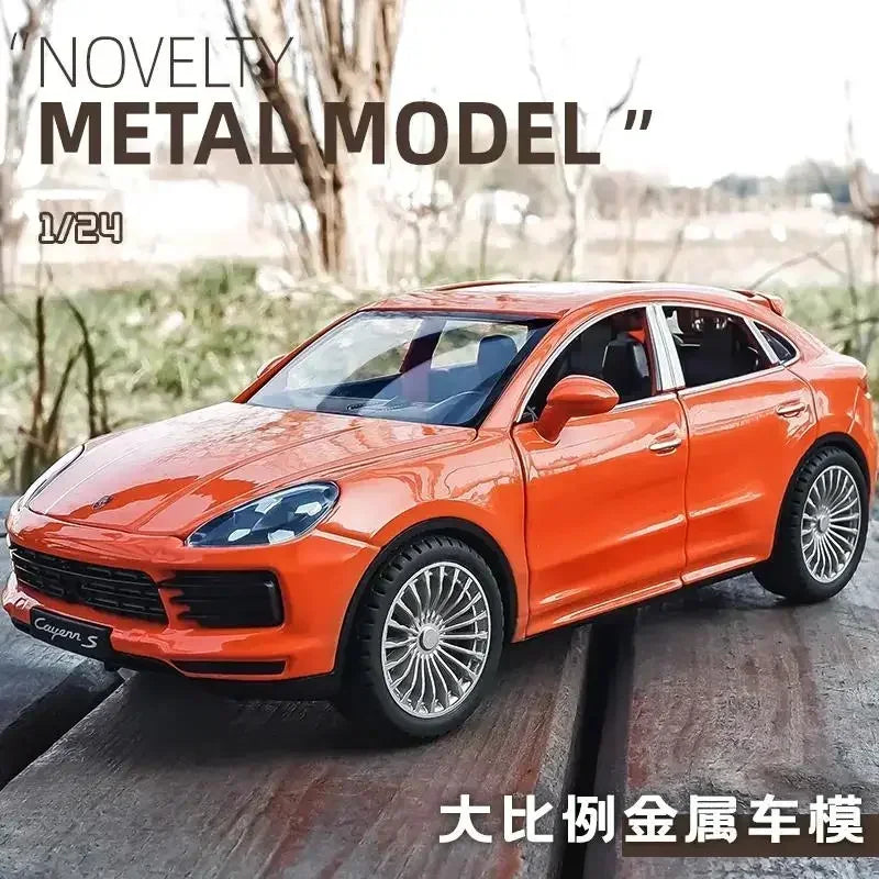 1:24 Cayenne S Coupe SUV Alloy Scale Model Car Diecast Metal car Simulated collectibles Children's Birthday Toy Gift